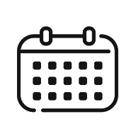 カレンダーのアイコン